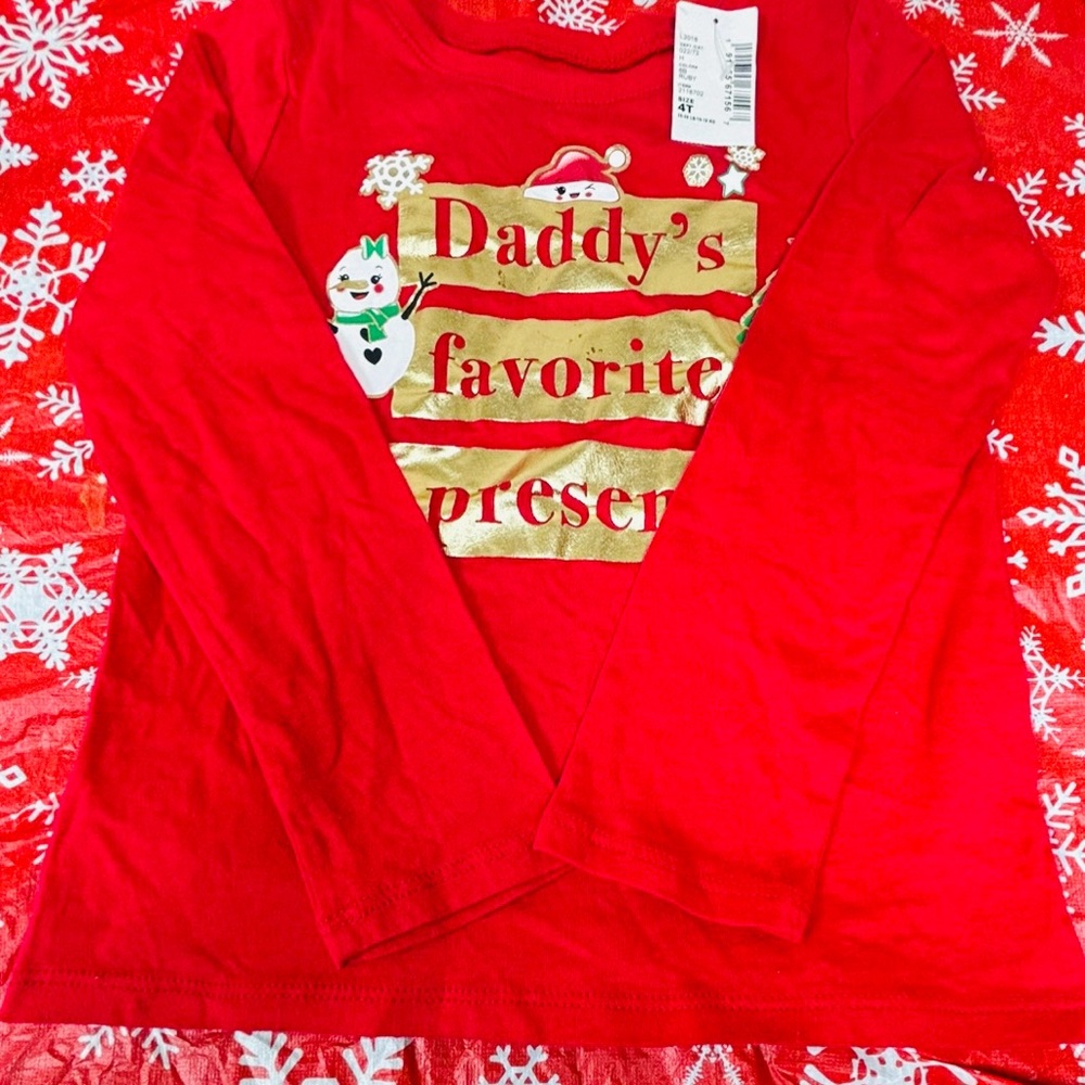 The Children's Place Red Long Sleeve Tee